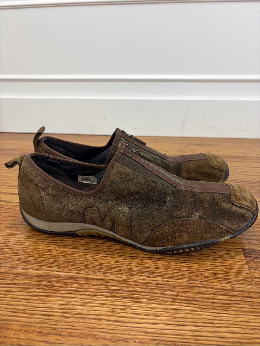 Merrell Barrado Brown Suede Leather Performance Footwear (10)